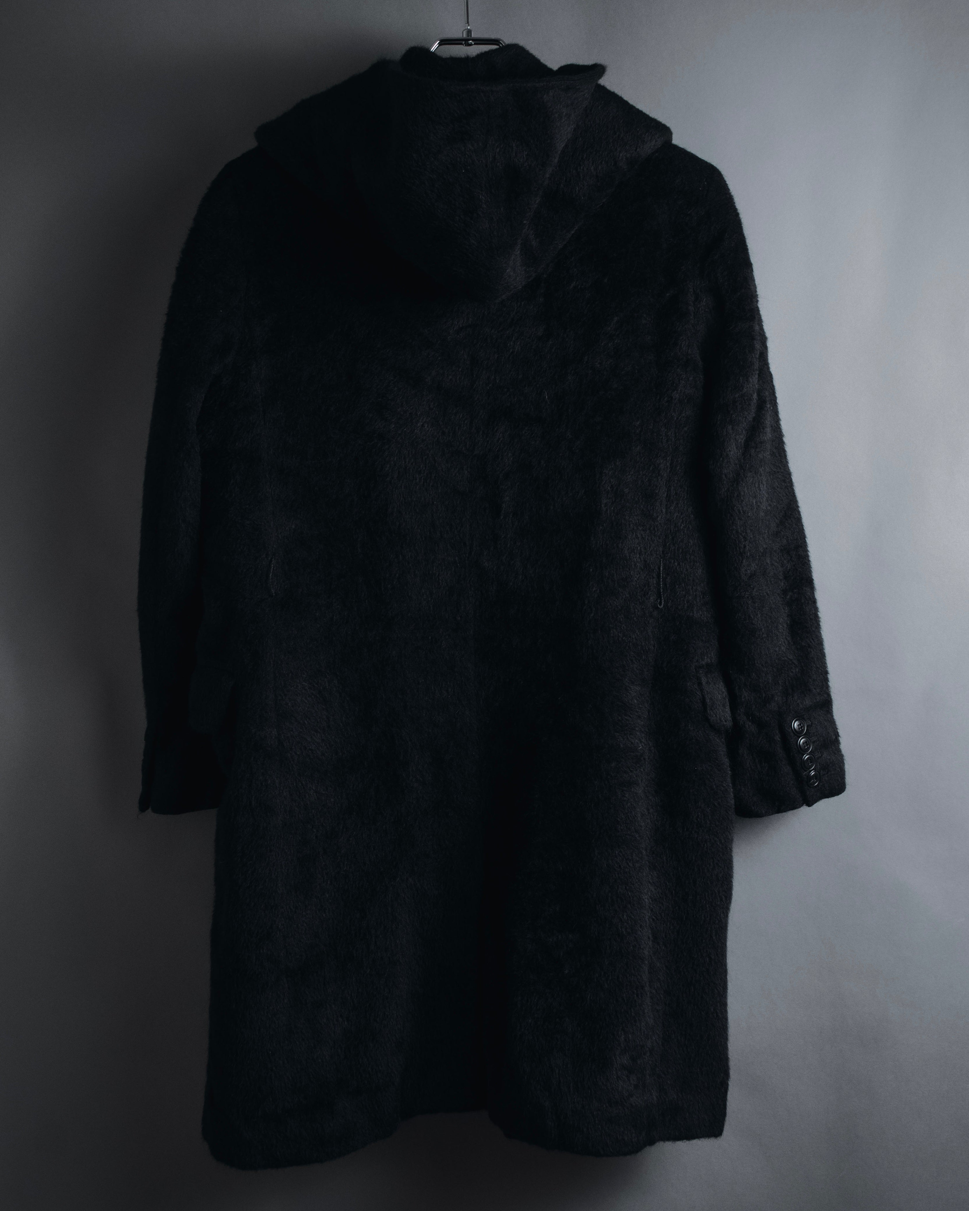 Max Mara (マックスマーラ) - アルパカ シャギー フーデッド コート