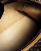 "GUCCI" Vintage horse harness motif pattern mini boston bag