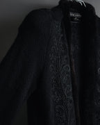 Chaqueta de piel con bordado de cuentas de los años 00 de Ralph Lauren