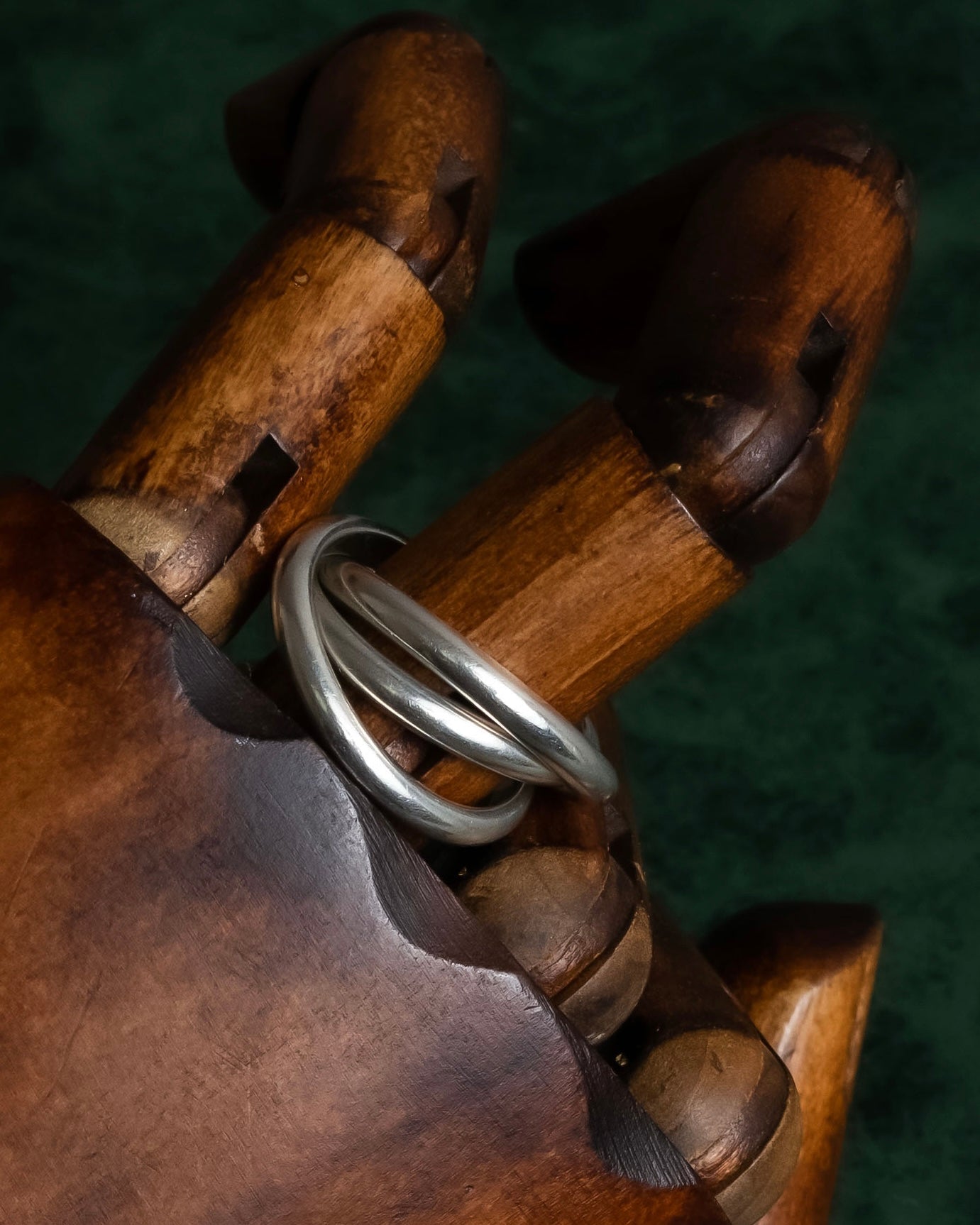 "Tiffany&Co" Trinity design silver ring