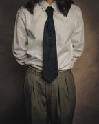 -SPECIAL- “HERMÈS” 2008-18 Suede cutwork leather tie