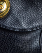 "Christian Dior" Vintage logo design leather hand bag