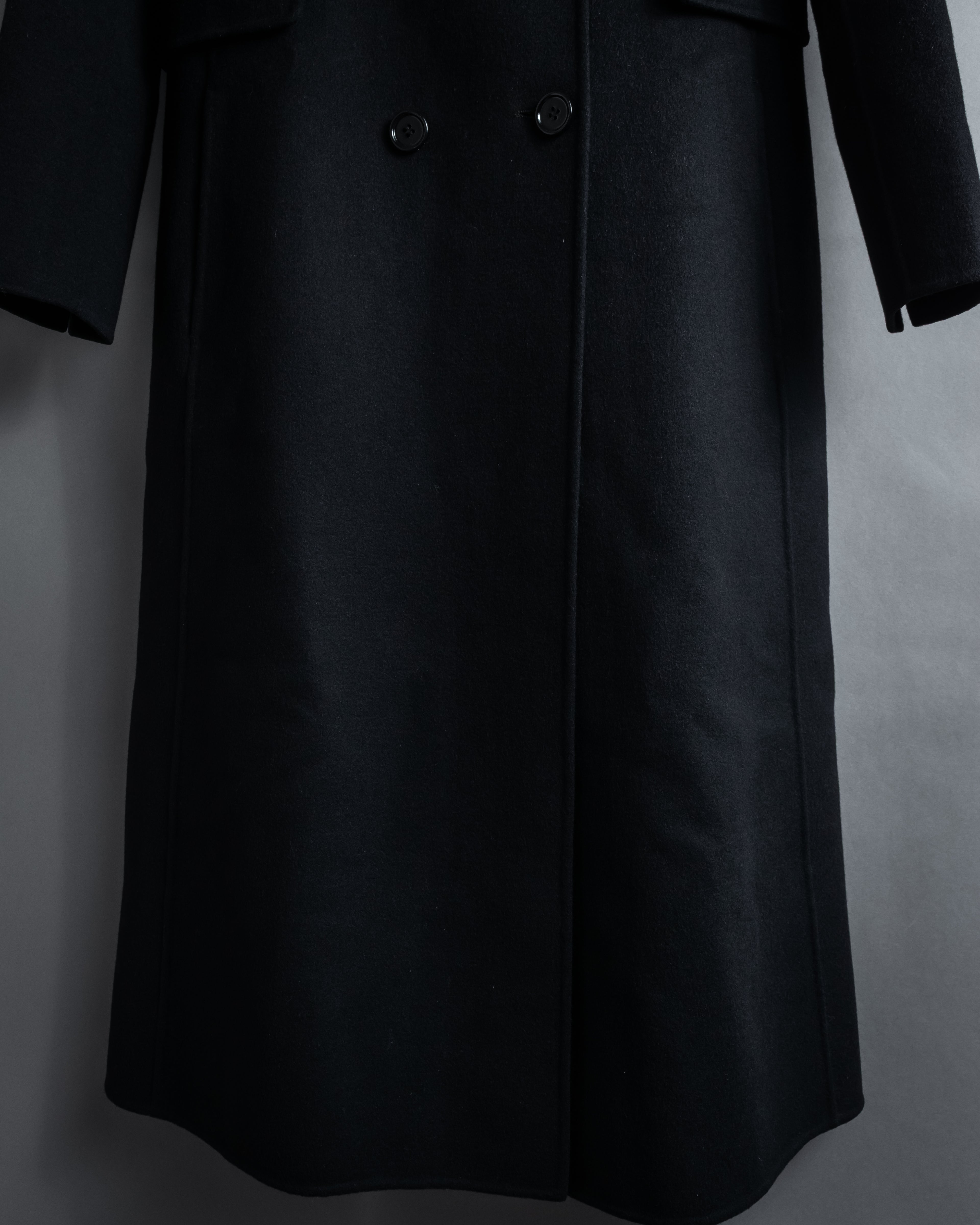 "S Max Mara" 21AW Structured double-breasted long chester coat