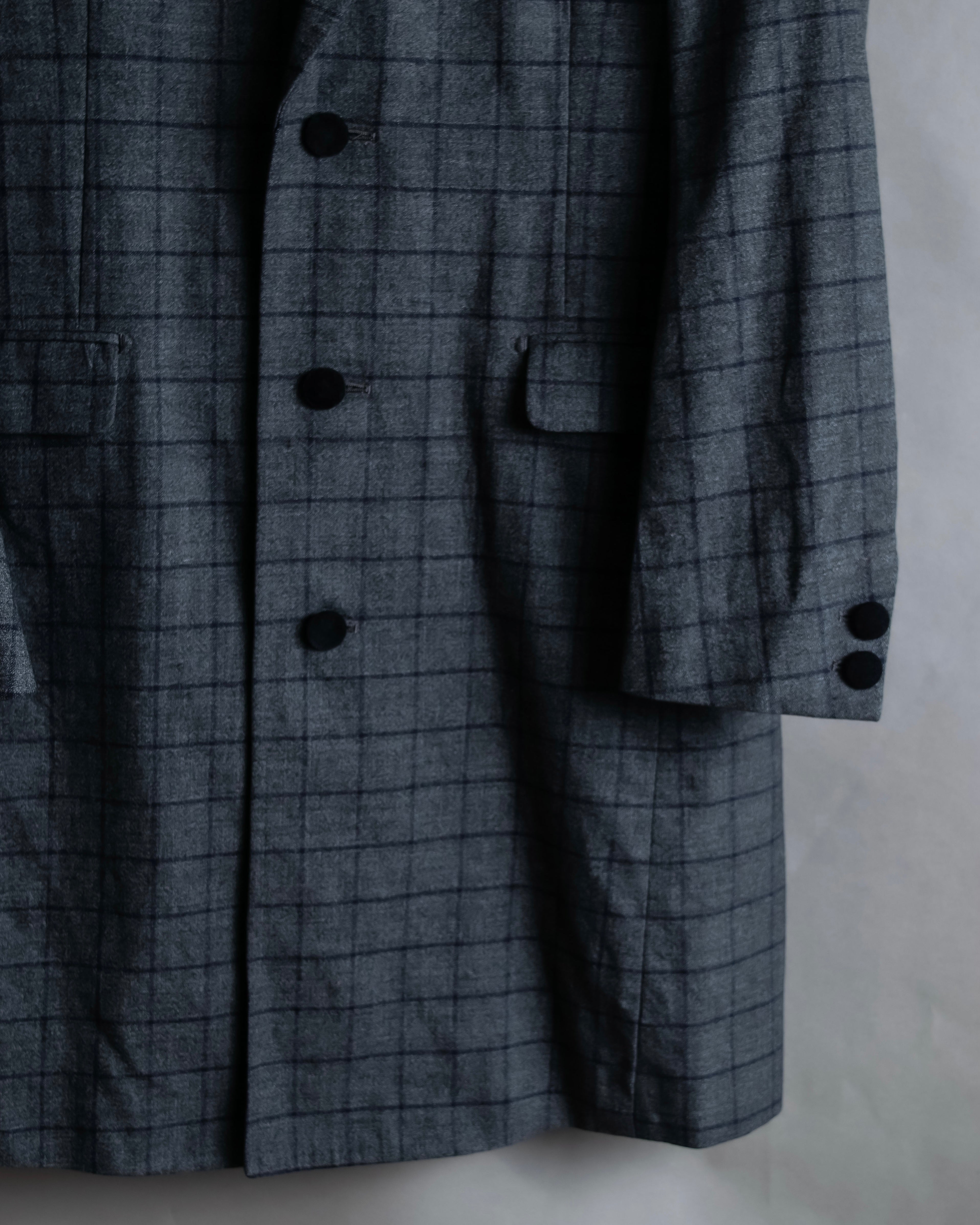 "JOHNBULL" Velvet collar design chesterfield coat