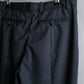 "VERSACE" Wide tapered silhouette no pleats slacks