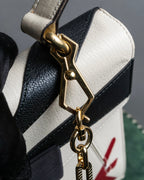 "GUCCI" 18SS Tiger head motif chain shoulder 2way bag