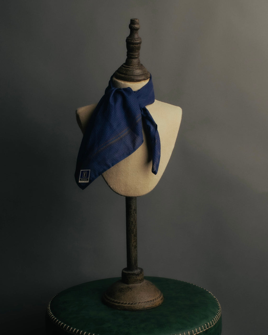 "Yves Saint Laurent" 80's-00's Lightweight cotton handkerchief scarf