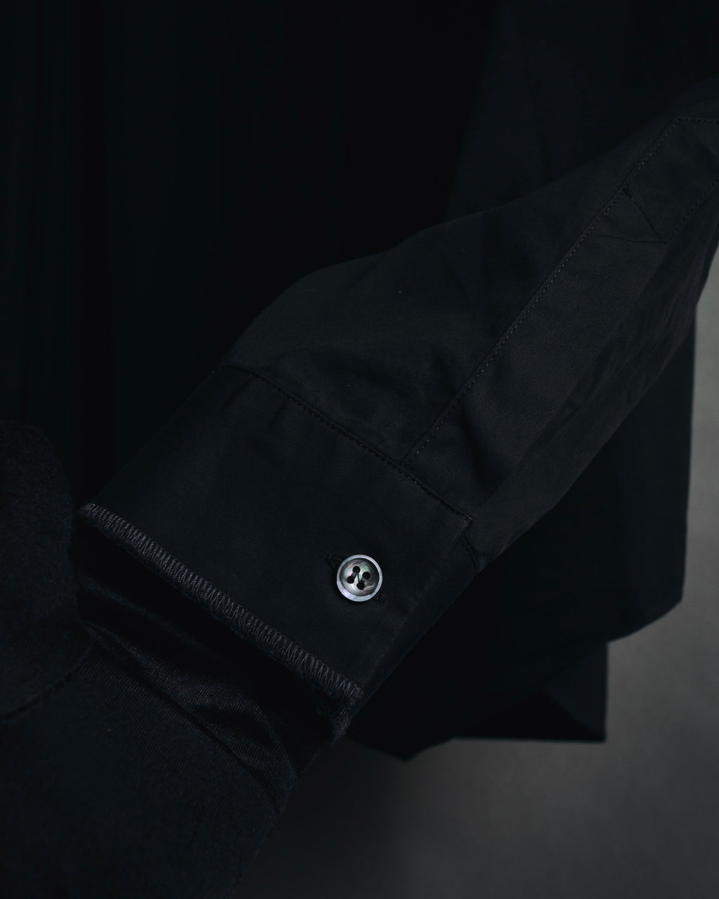 "Maison Margiela" 2017SS minimal fly-front shirt