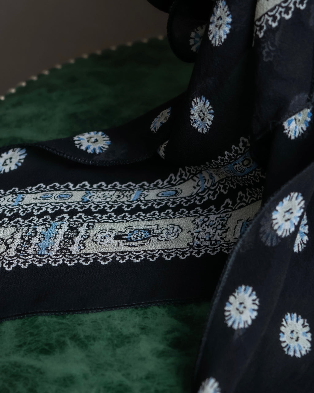 "Chloe" Small floral print super long stole