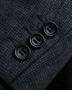 "COMME des GARCONS HOMME" 03SS fine all-over pattern cotton tailored jacket