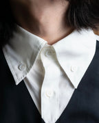 "Yohji Yamamoto POUR HOMME"
13AW Tuxedo vest fake layered design shirt