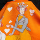 "HERMES" Romantic pattern tea time carre 65 scarf