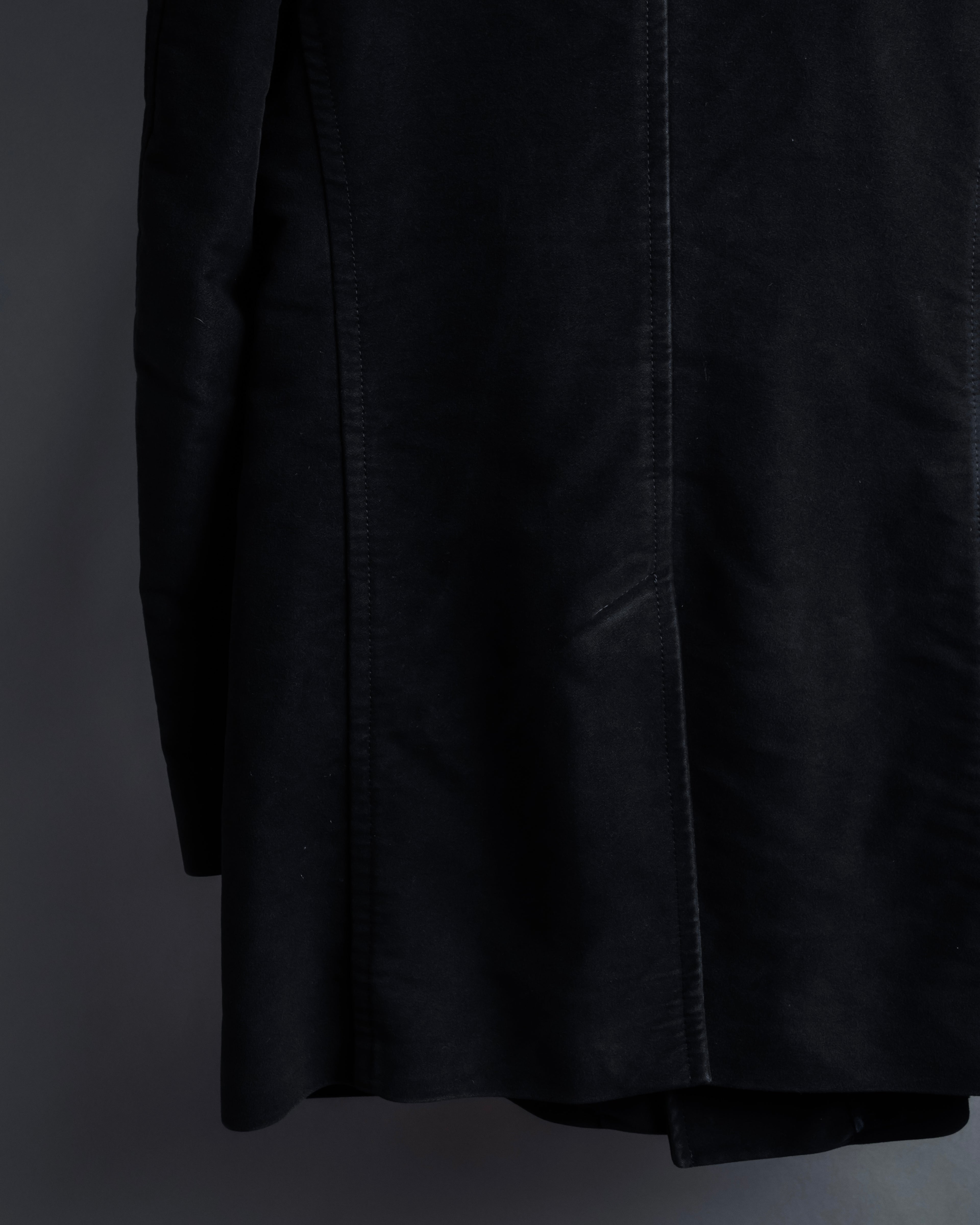 -SPECIAL- "GUCCI" 2007-2011's  High density cotton military detail mid-length coat