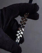 "PRADA" Petal motif crystal bracelet