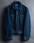 “D&amp;G” Tweed attached bijou button denim jacket