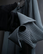 "Christian Dior" Pinstripe collarless jacket