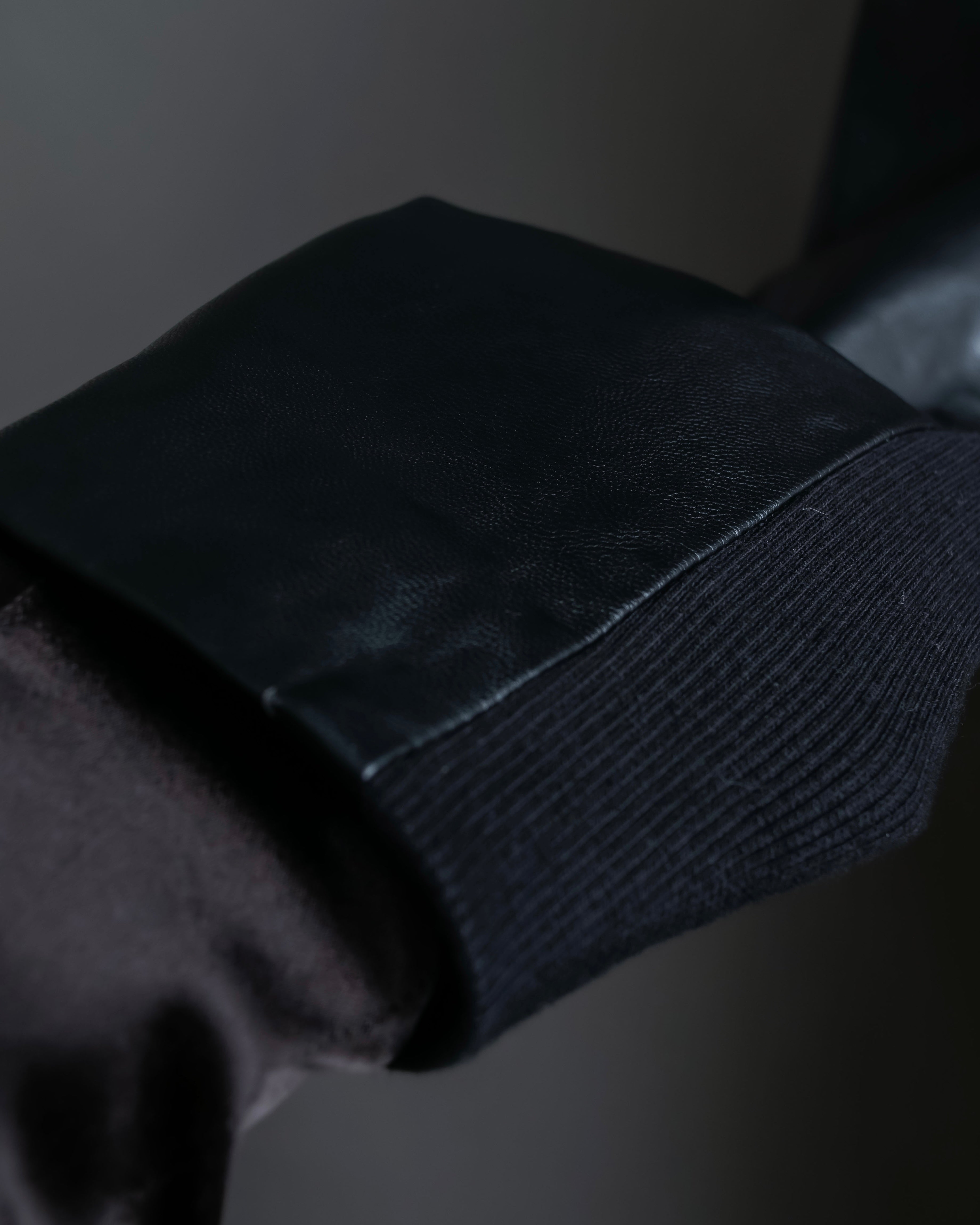 “DOUBLE STANDARD CLOTHING” Designed sleeve hooded middle coat