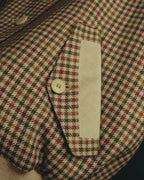 "Christian Dior" 80's-90's Wool check bomber jacket