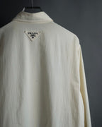 "PRADA" 22SS Sea fable motif print oversized shirt