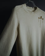 "Maison Margiela" 2022SS Destroyed rib-knit sweater