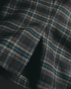 "BRUNELLO CUCINELLI" Late 90's-early 10's Soft wool plaid draped skirt