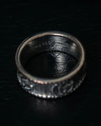 "GUCCI" GG marmont silver 925 ring