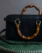 "GUCCI" Bamboo design horizontal shoulder bag
