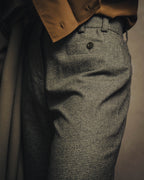 -SPECIAL- “CHANEL” 05AWmicro houndstooth tweed wide trousers