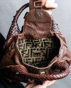 "FENDI" Brown color edition Spy bag