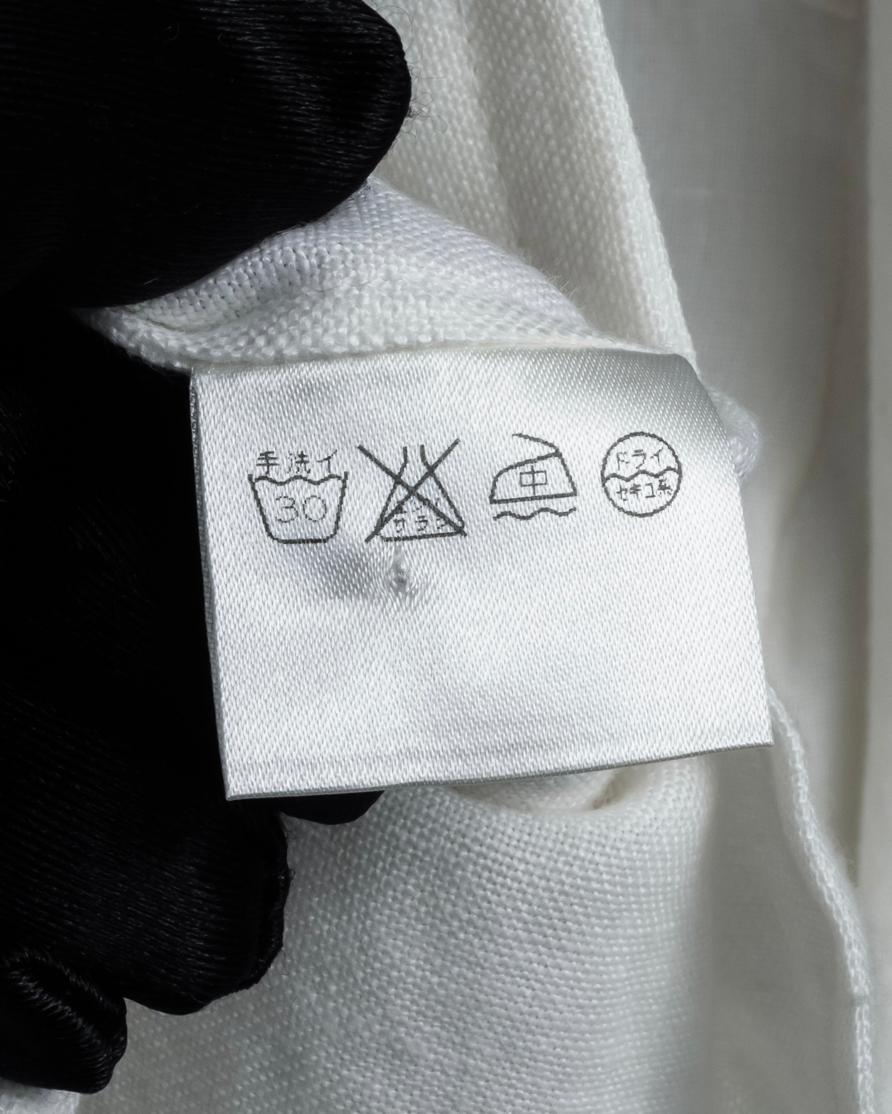 "LOEWE" 00's Fly front linen shirt