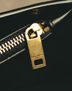-SPECIAL- “Saint Laurent” 20’s Le Maillon smooth leather chain wallet