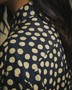 -SPECIAL- "Saint Laurent" 2019-2020 Polka dot silk long sleeve shirt