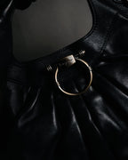 –SPECIAL– "Salvatore Ferragamo"
00’s Gancini ring-gathered nappa 2way bag