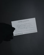 "PIERRE BALMAIN" 80’s-90’s box calf gold bar top handle bag