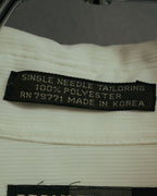 -MOOD Vintage Collections-
90’s Fine ridge ivory drape shirt
