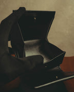 “BOTTEGA VENETA” 2010’s Intrecciato leather compact bi-fold wallet