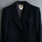 "HERMES" 100% cashmere shaped tailored jacket