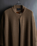 "POLO Ralph Lauren" Buckle closure design ribbed cardigan