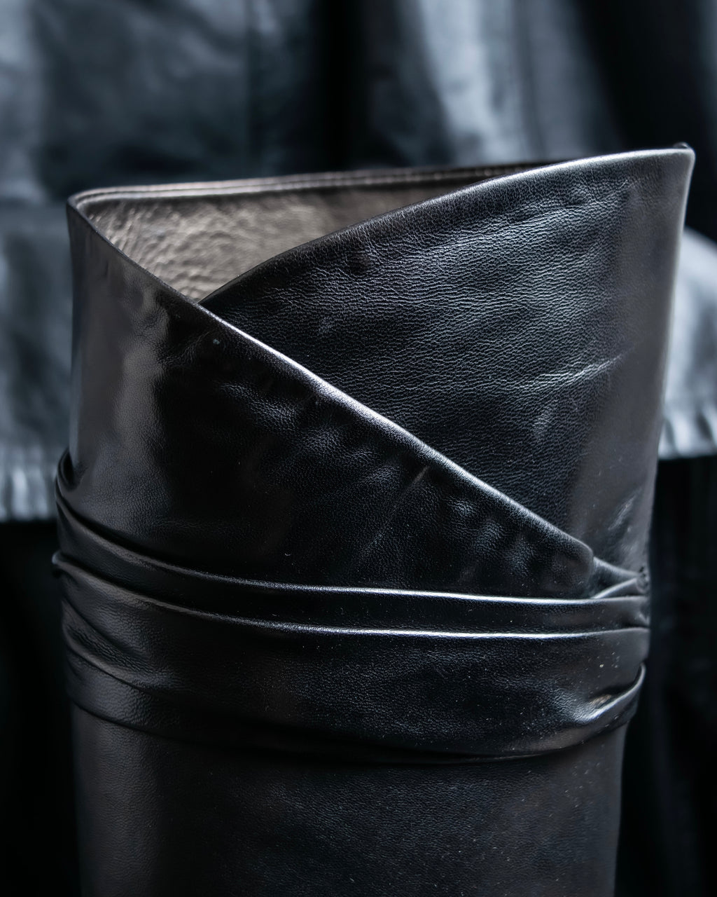 "PRADA" Shirred mode stylelong boots