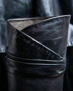 "PRADA" Shirred mode stylelong boots