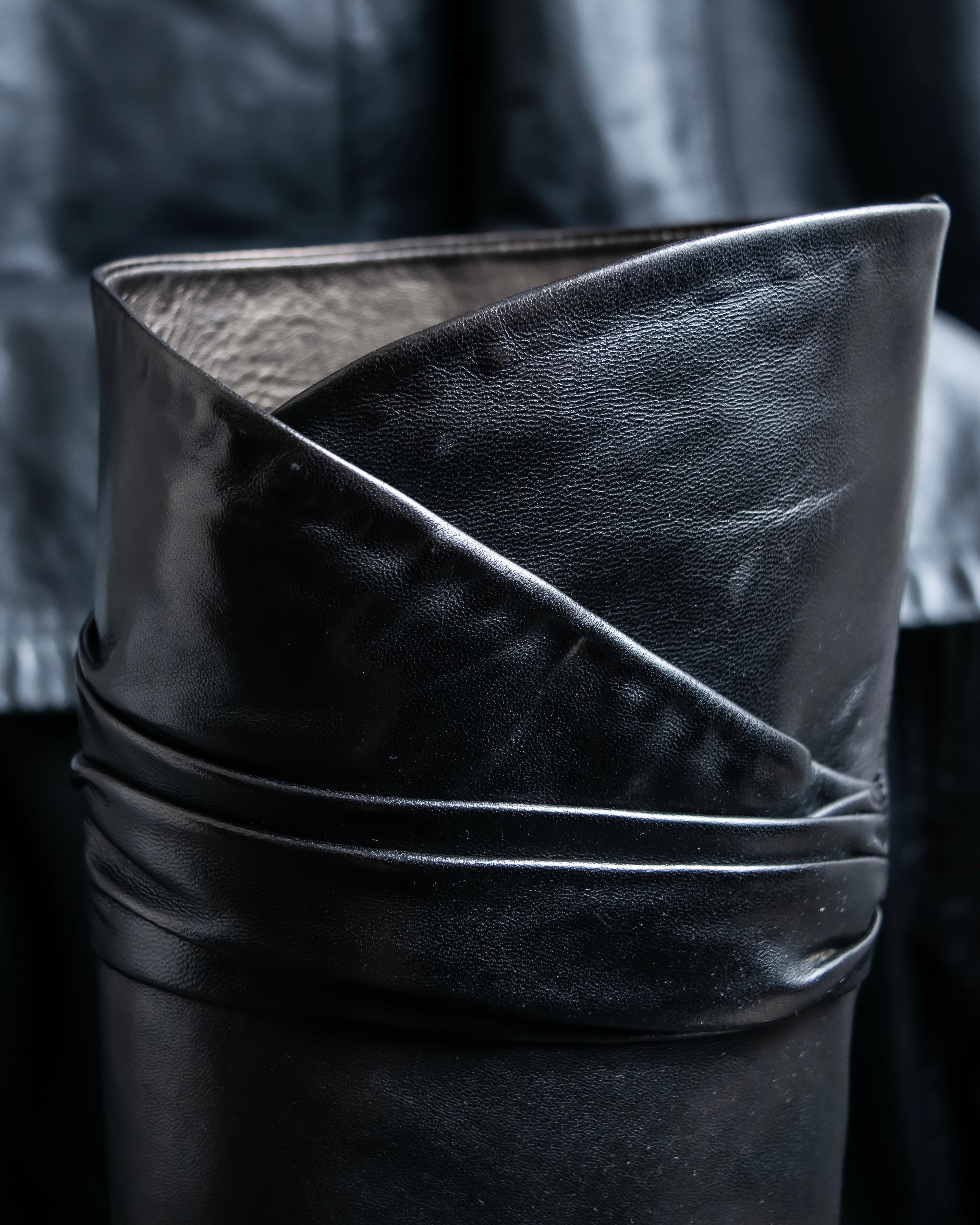 "PRADA" Shirred mode stylelong boots