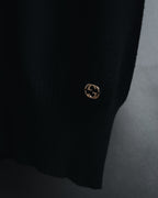 "GUCCI" Michele-era refined emblem cardigan