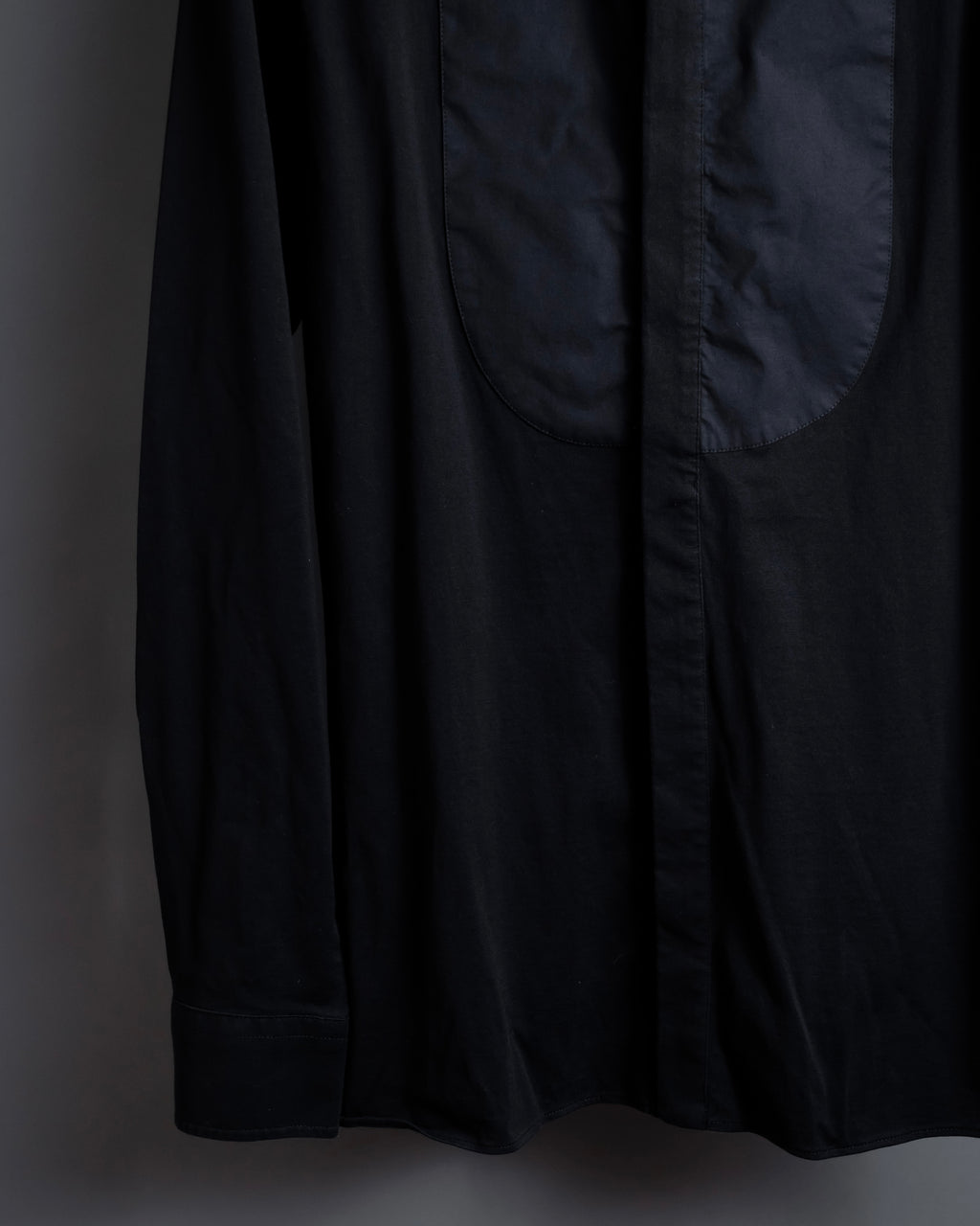 "FENDI" Pick stitch design fly front shirt