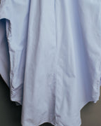 “ISSEY MIYAKE” 90’s-00’s Asymmetric stand collar cotton shirt