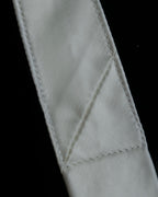 "COMME des GARCONS HOMME PLUS" Beautiful glossy cupra white necktie