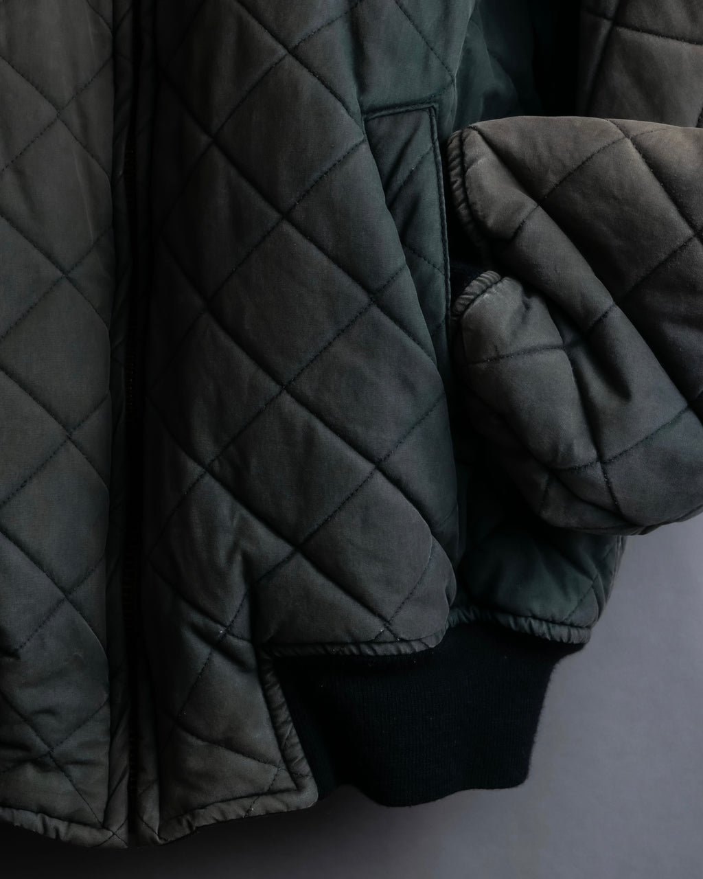 "POLO Ralph Lauren" Vintage beautiful faded quilted blouson