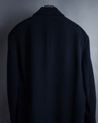 "STUDIO 0001 BY FERRE" Structured silhouette super long chester coat