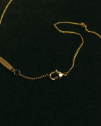 “Ferragamo” 90’s-00’s Interlocking ring pendant necklace