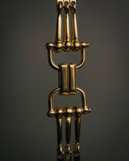 “CELINE” 2019-2024 Gold maillon horsebit bracelet