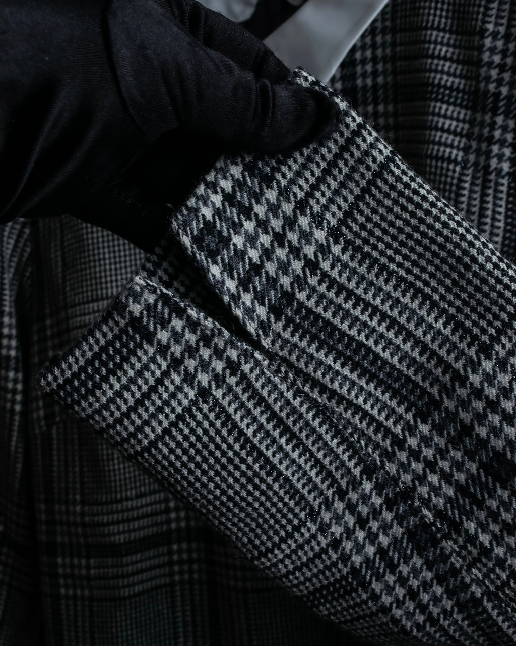 "MACKINTOSH" Glen check pattern straight line dress